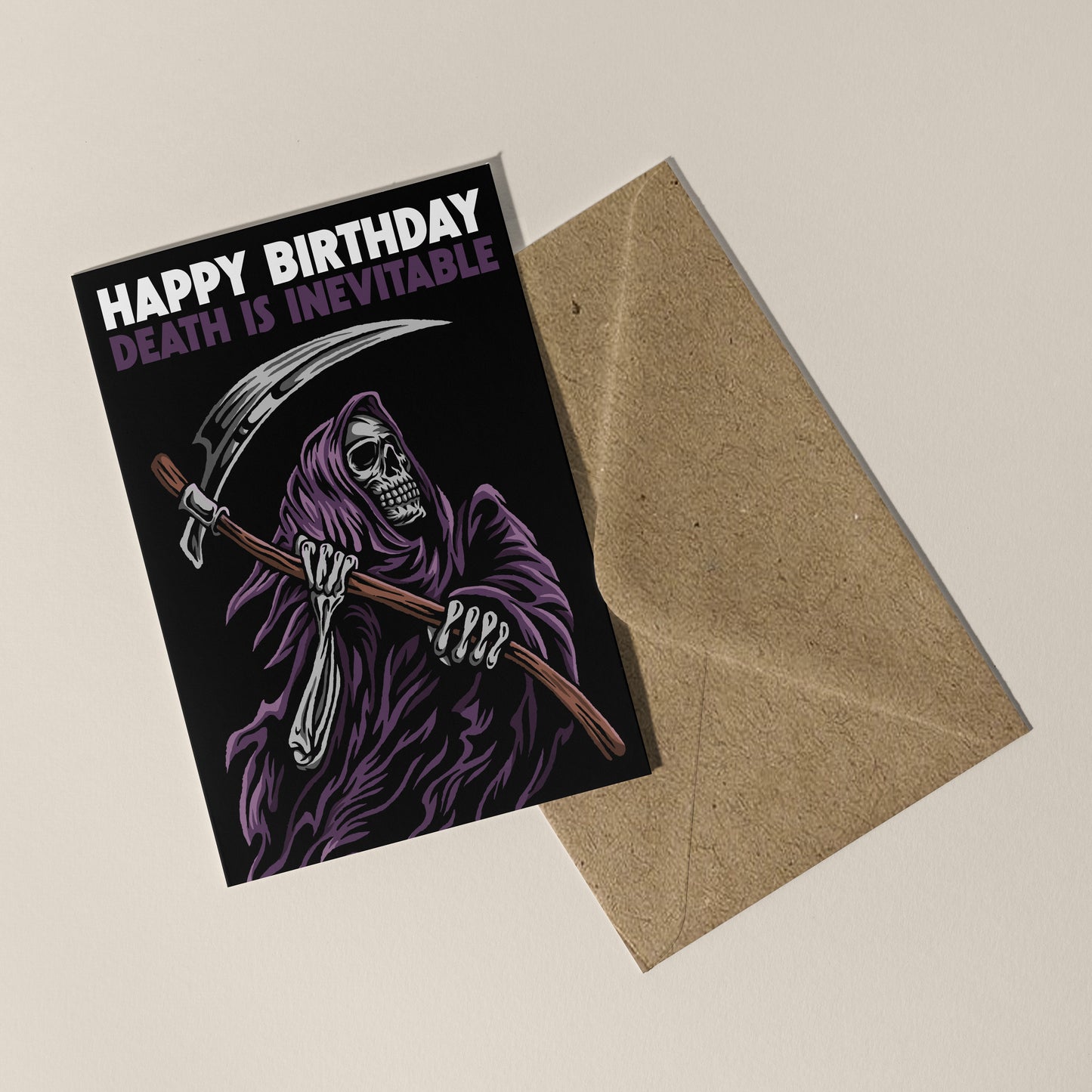 Happy Birthday Death - Greeting Card